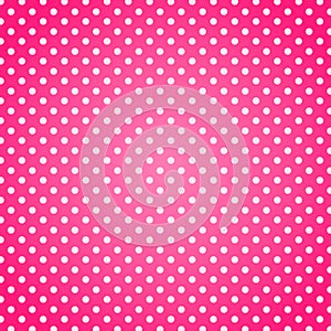 Pink polka dots background