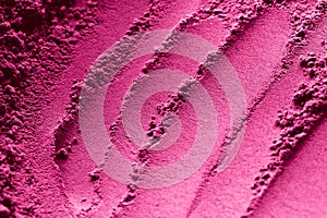 Pink powder beauty makeup compound texture