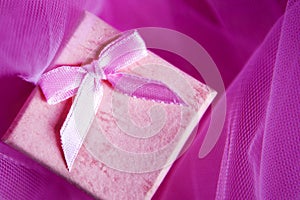 Pink present box