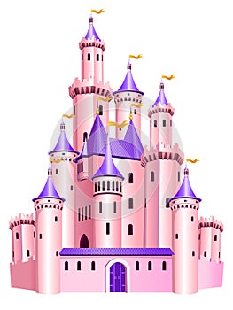 Pink princess castle.