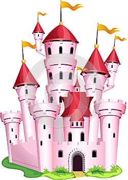 Pink princess castle.