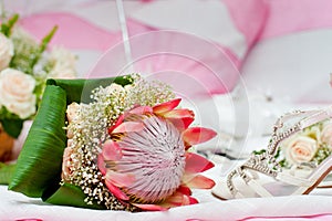 Pink Protea Bouquet