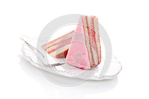 Pink punch cake.