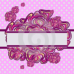 Pink-purple Abstract Design