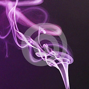 Pink and purple abstract smoke