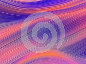 Pink purple blue red violet lilac colorful stripes, waves, lines, curls and bumps. Abstract beautiful background. Soft