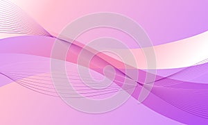 pink purple violet color curves waves soft gradient graphic abstract background