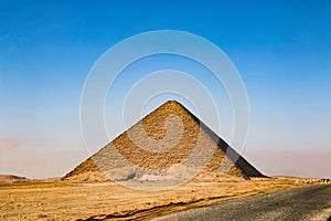 Pink Pyramid - the northern pyramid of Pharaoh Snofru in Dakhshur, XXVI century BC
