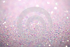 Pink Red Abstract Glitter Bokeh Shiny Glow Background