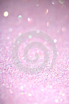 Pink Red Abstract Glitter Bokeh Shiny Glow Background