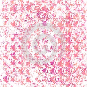 Pink red Digital procreate Abstract background Illustration