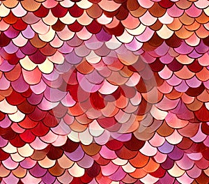 Pink and Red Scale Pattern Seamless Texture Background for Design