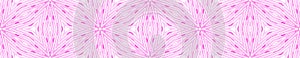 Pink red Seamless Border Scroll. Geometric Waterco