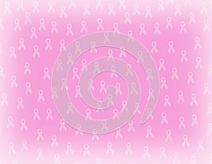 Pink ribbon background