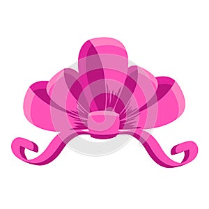 pink ribbon bow art design