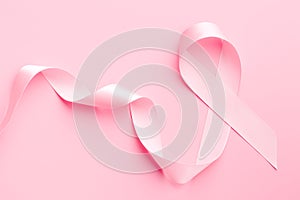 Pink ribbon breast cancer