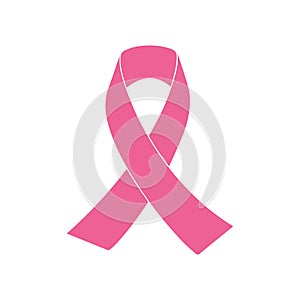 Pink ribbon, breast cancer awareness symbol