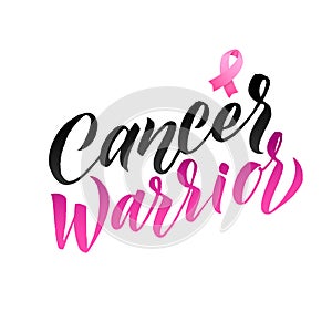 Pink Ribbon Breast Cancer Awareness Vector Illustration