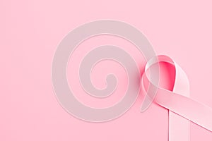 Pink ribbon breast cancer