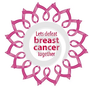 Pink Ribbon Defeat Cancer