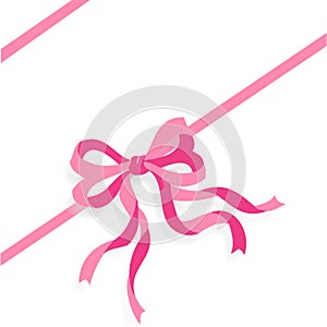 Pink Ribbon vector photo