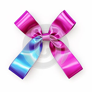 Pink ribbon for a healthy life photo