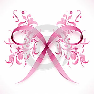 Pink ribbon for home dÃÂ©cor photo