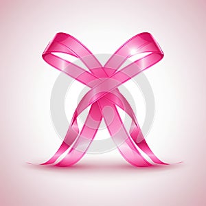 Pink ribbon to honor survivors photo