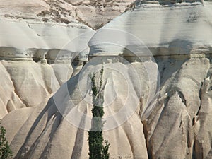 Pink rocks of the Capadoccia in Turkey.