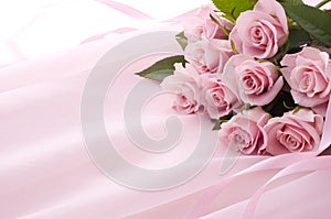 Pink rose bouquet