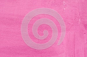 Pink rose cement plaster wall texture background.
