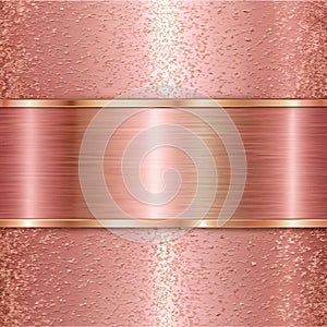 Pink, rose gold foil background photo