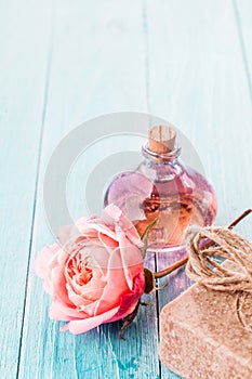 Pink Rose, Handmade Soap and Aromatic Oil