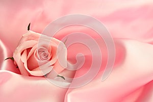 Pink Rose Satin