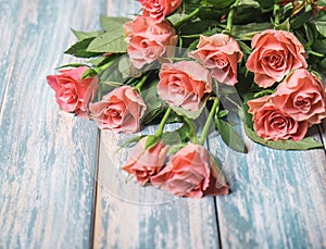 Pink roses bouget