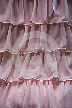 Pink Ruffles Detail