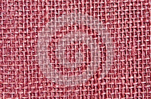 Pink sack cloth texture.
