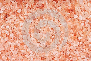 Pink salt background. Pink Himalayan salt background