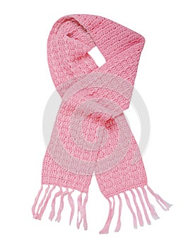 Pink scarf