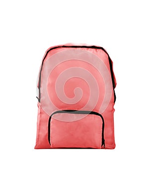 Pink school backpack