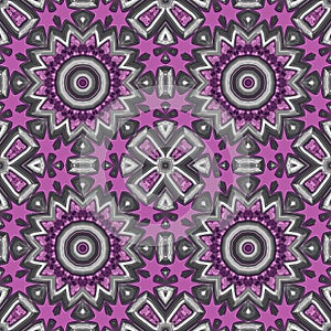Pink Seamless Repeating Pattern Tile