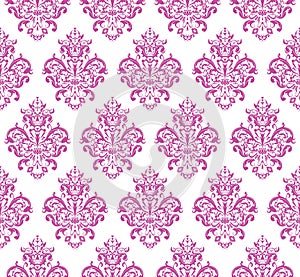 Pink Seamless Repeating Vector Pattern