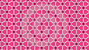 Pink Seamless Star Pattern Background Illustrator