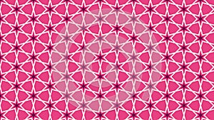 Pink Seamless Star Pattern Background Illustrator