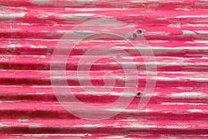 Pink sheet metal background