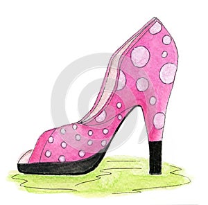 Pink Shoe