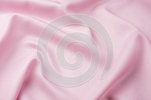 Pink silk fabric for background or texture