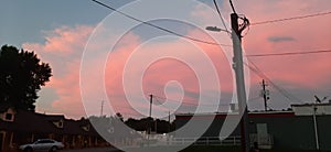 Pink Skys Over Macon, Ga 01