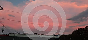 Pink Skys Over Macon, Ga 02