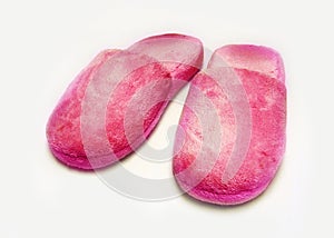 Pink slippers photo